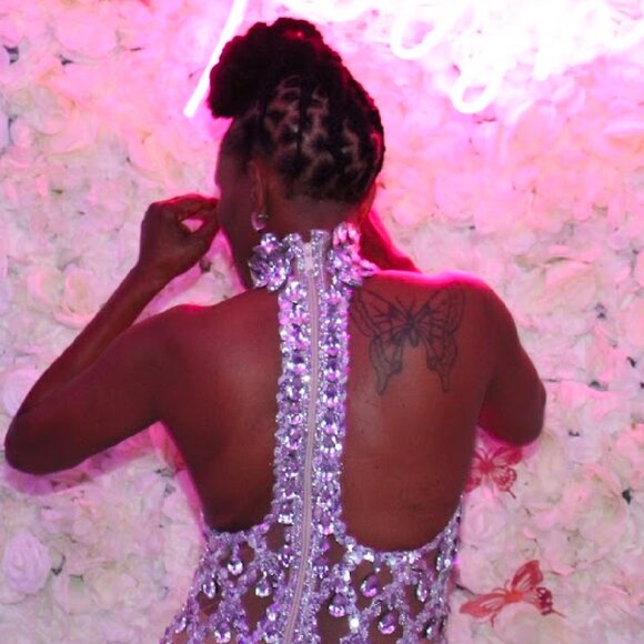 Custom Crystal Gown - Picture 15 of 16